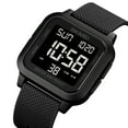 thumbnail image 3 of Squar Women's Men's Digital Watch Big Numbers Dial Multifunction Large Face Waterproof LED Watches, 3 of 10