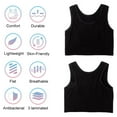 thumbnail image 3 of XUJI Women Elastic Band FTM Chest Binder Tank Top (BL, M), 3 of 8