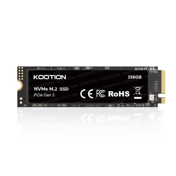 KOOTION 256GB NVMe M.2 Internal Solid State Drive up to 2500MB/s PCle 3.0 TLC NVMe M.2 2280 SSD