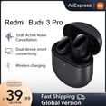 thumbnail image 2 of Versión global Xiaomi Redmi Buds 3 Pro TWS Auriculares Bluetooth Auriculares inalámbricos 35dB ANC Dispositivo dual Redmi Airdots 3 Pro Tan Jianjun unisex, 2 of 2