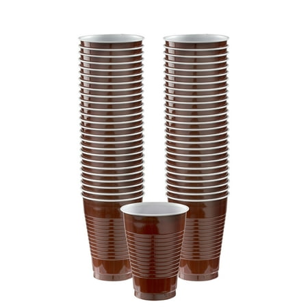 Big Party Pack 12 oz Plastic Cups - Chocolate