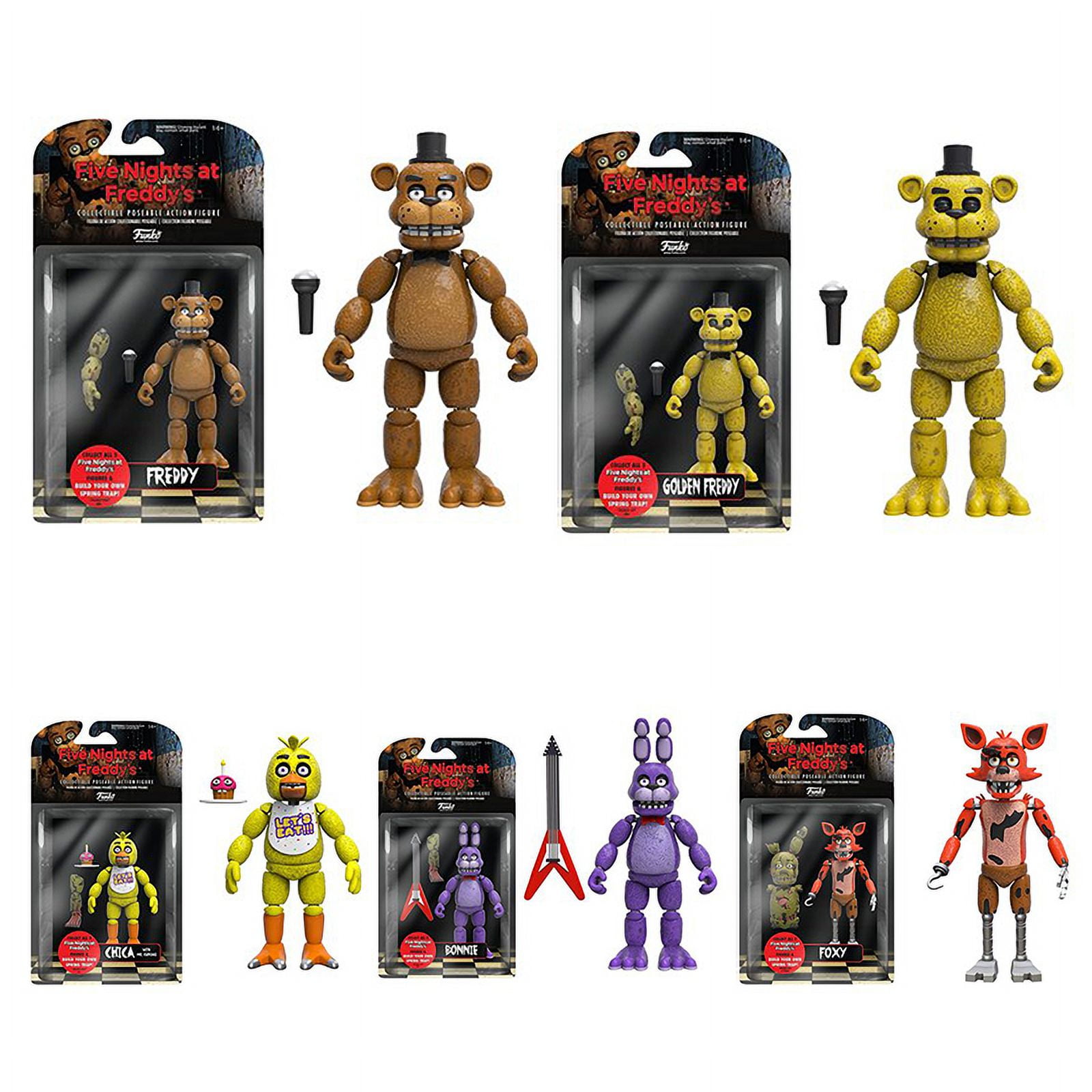 Toy figure фнаф 1 FNaF Freddy Foxy Chica Bonnie FNaF animatronics