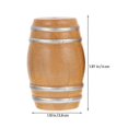 thumbnail image 3 of KAIYANG 2 piezas de accesorios para bebidas en miniatura para casa de muñecas, barril de cerveza de madera, decoración para mostrador de bar, 3 of 3