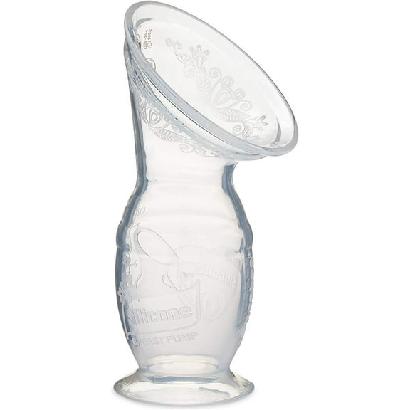 Haakaa 100ml Manual Breast Pump with Suction Base | 100% Food Grade Silicone | BPA PVC and Phthalate Free