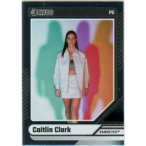 NCAA 2024 Panini Caitlin Clark Collection Metalized Donruss Caitlin Clark #1