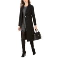 thumbnail image 1 of Jones New York Belted Maxi Coat, Black, 14, 1 of 3