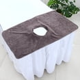 thumbnail image 4 of Miangastore Massage Table Cover Grey Microfiber 1Pack 31.5X15.7X0.08In, 4 of 9