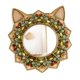 thumbnail image 4 of Espejo de pared decorativo de acrílico estilo bohemio con marco de madera, estilo rústico chic moderno, B, 4 of 9