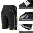 thumbnail image 5 of Santic Men's Cycling Shorts Padded Bike Riding Tights Men Bicycle Pants Padded Breathable, 5 of 6