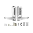 thumbnail image 1 of VEVOR Mechanical Keyless Entry Door Lock 14 Key Mechanical Keypad Lock for Home Sliver, 1 of 9
