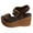 A Brown, variant on Women Arch Support Walking Sandals Comfortable Orthotic Sandals Double Band Ankle Strap Shoes