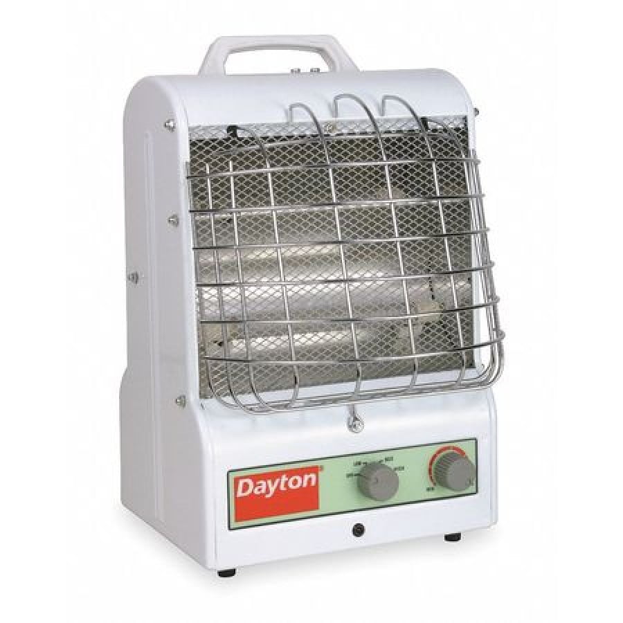 DAYTON 3VU31 Portable Electric Jobsite & Garage Heater, 1500W/900W/600W