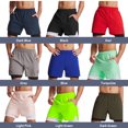 thumbnail image 4 of Pantalones cortos deportivos 2 en 1 para hombres con toalla, bolsillo con cremallera, pantalones cor Abanopi Pantalones cortos deportivos, 4 of 7