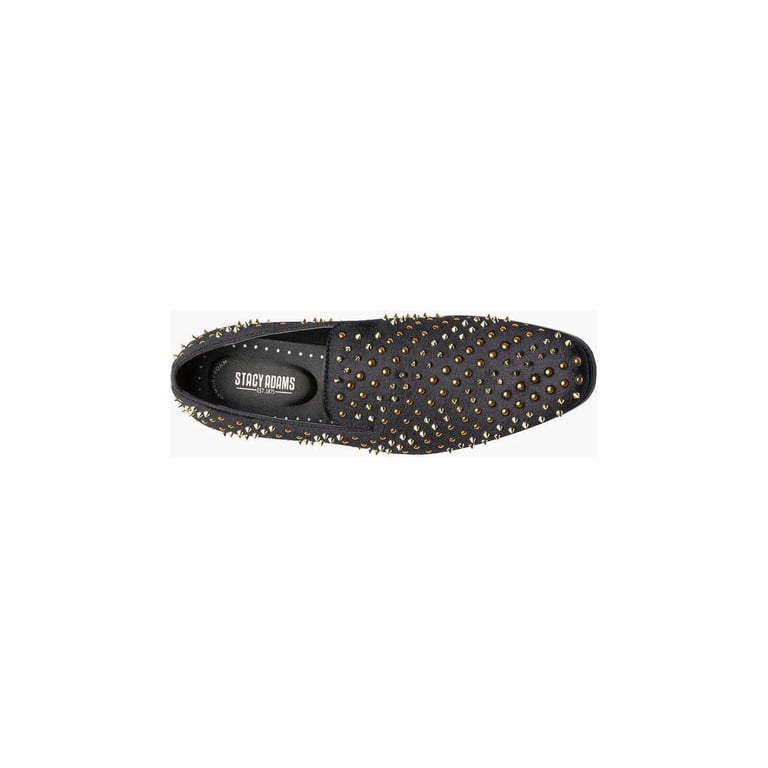Stacy Adams Sabert Colorful Spike And Stud Slip On Black Multi 25612-009 Size 8M Stacy Adams Sabert Colorful Spike And Stud Slip On Black  main image 3