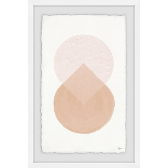 Floating Drop Framed Painting Print