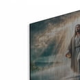 thumbnail image 2 of Luxe Metal Art 'Jesus Walking On Water' by Rey Klimt Metal Wall Art, 24" x 24", 2 of 8