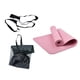 thumbnail image 1 of Esterilla de yoga antideslizante con correa de transporte y bolsa de almacenamiento. Almohadilla de ejercicio de alta densidad para Grueso 0.8cm Rosa, 1 of 8