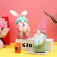 thumbnail image 1 of Juguetes de peluche, muñeco de conejo de Pascua sin rostro, muñeco de conejo de Pascua sin rostro, adornos de gnomos de Pascua, máxima confiabilidad, 1 of 8