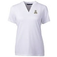 thumbnail image 2 of Women's Cutter & Buck White Appalachian State Mountaineers Forge Blade V-Neck Top, 2 of 3