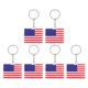 thumbnail image 3 of KAKOWELY llaveros acrílicos con la bandera estadounidense, colgantes decorativos para bolso., 3 of 4