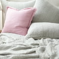 thumbnail image 2 of Waffle Pearl Grey Queen Coverlet, 2 of 4