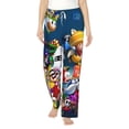 thumbnail image 2 of Lsque Mario Print Women's Pajama Pants, Lounge Pant - Comfortable Home Wear,Elastic Waistband, Stylish Design-Medium, 2 of 9