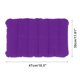 thumbnail image 2 of Ofertas Únicas 1 Pc Almohada de Camping Inflable Púrpura de Terciopelo de Cuero de Cloruro de Polivinilo, 2 of 6