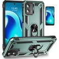 thumbnail image 1 of for Motorola G 5G 2023 case with Screen Protector,Moto G 5G 2023 Phone case,360°Rotation Ring Kickstand Military-Grade, 1 of 5