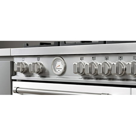 Bertazzoni - Freestanding Double Oven Gas Convection Range - Stainless steel