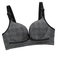 thumbnail image 2 of Bras for Women GaThRRgYP Lactation without steel ring front open button pregnant women's underwear, 2 of 3