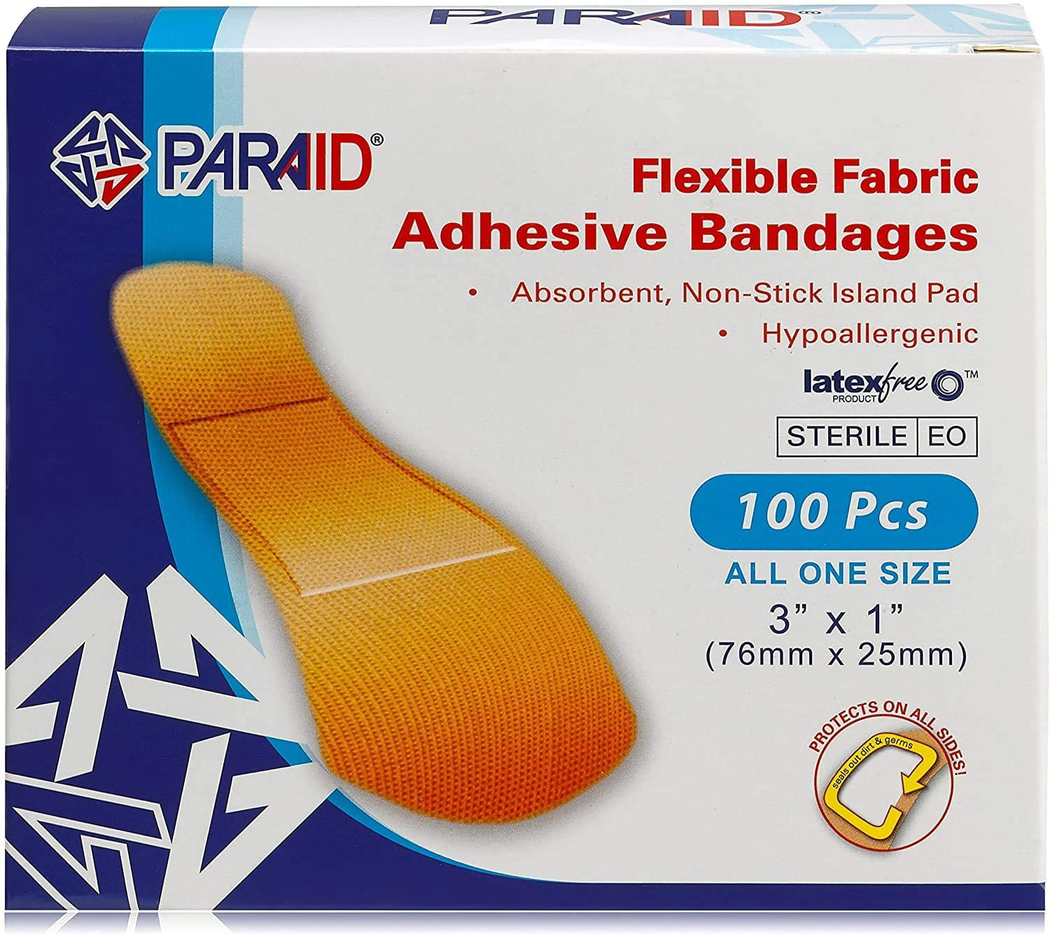 MEDca Flexible Fabric Bandages - Flex Fabric Adhesive Bandages Finger-Tip  Bandage 
