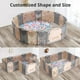 thumbnail image 5 of Baby Playpen UANLAUO plegable con puerta de extensión de 2 paneles, 5 of 7
