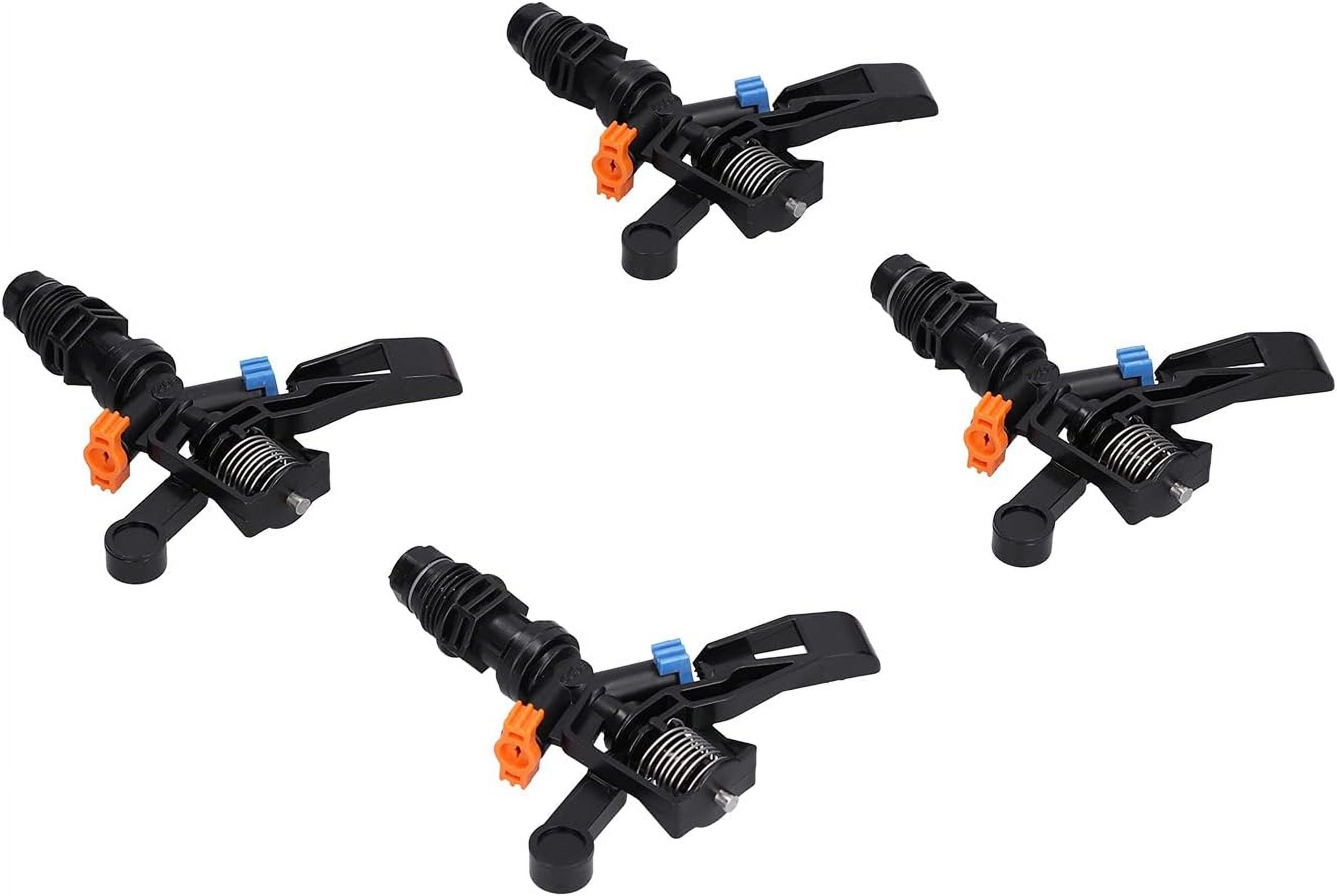 Rocking Arm Sprinklers, 10PCS Plastic G 1/2 Male Thread 360 Rotating Lawn Sprinklers for Yard and Grass Irrigation 4.7x4.5in