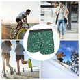 thumbnail image 4 of Yiaed Green Christmas Print Men's Soft Cotton Boxer Shorts Breathable Boxers Underwear Moisture-Wicking Underwear Stretch Boxer Briefs for Man-Large, 4 of 5