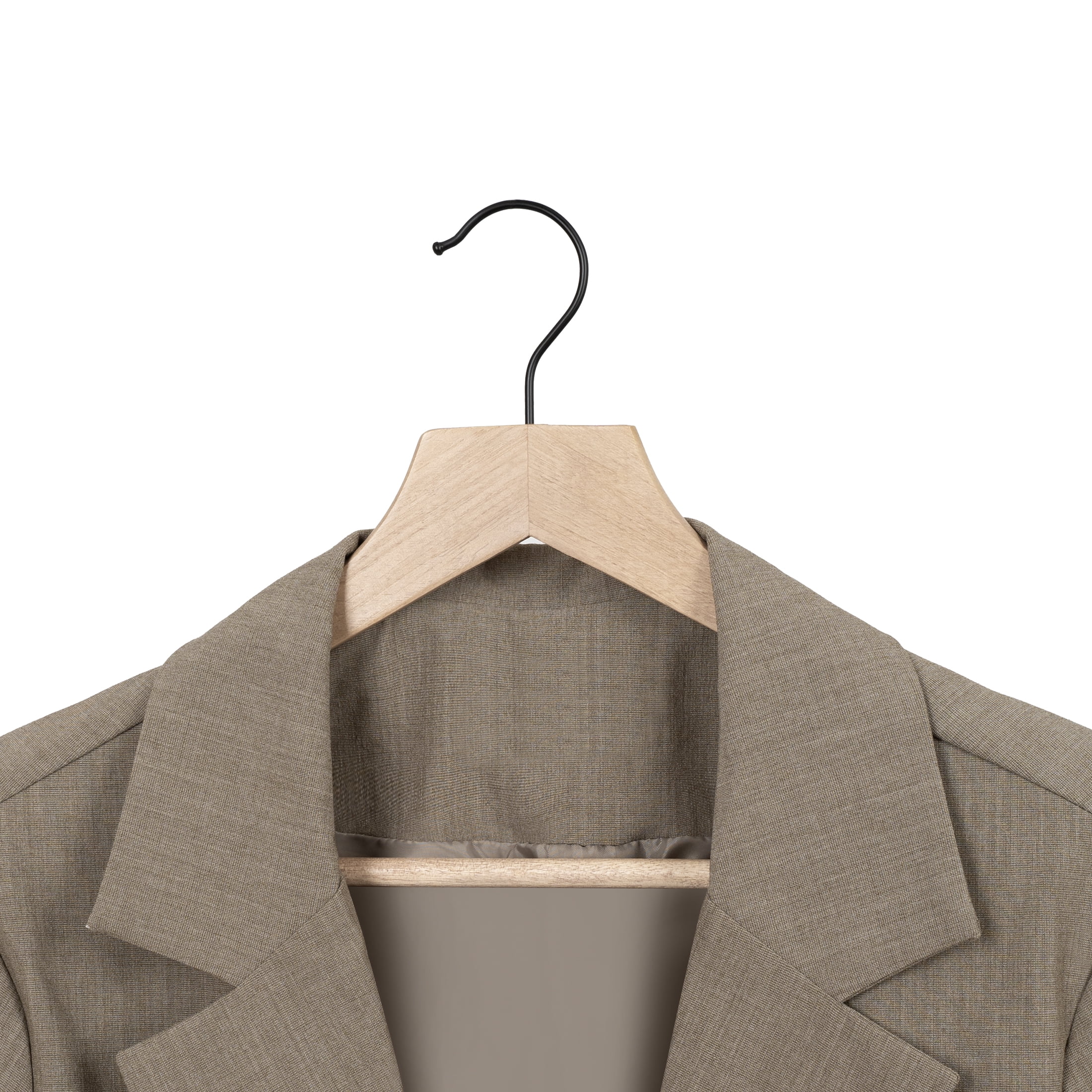 5PK WOOD SUIT HANGER
