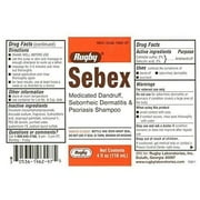 Rugby Sebex Shampoo, 4 Oz.