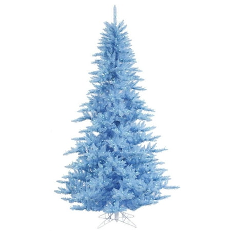 9' Pre-Lit Sky Blue Fir Artificial Christmas Tree - Blue Lights