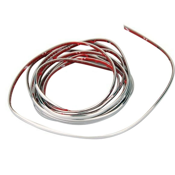 1Pcs Car Door Trim Protector Silver Resin Strip for Interior Exterior 4Mm x 5M