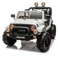 thumbnail image 3 of Ambifirner 2 Seater 24V Kids Ride on Truck Car for Girls, Electric Off-Road Vehicles w/Forward and Reverse Functions, 2WD SUV w/Parent Remote Control,Battery Powered Truck for Toddlers Girls, 3 of 7