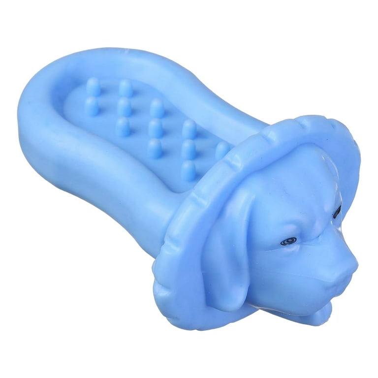 Dog Licking Mat Puppy Chew Toys Interactive Dog Toy Games Cage Slow Feeder  Bowl for Crate Pet Aggressive Chewers Kennel Blue 