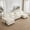 Beige, variant on AISWORD U Shaped Cloud Couch Sectional, Oversized Modular Sofa with USB Charging, Hidden Storage, Cup Holders & Double Chaise for Living Room, Black