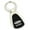 Black, variant on Edge Black Teardrop Key Fob