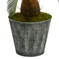 thumbnail image 4 of Nearly Natural 40" Cycas Artificial Tree in Black Planter, Indoor/Outdoor, 4 of 4