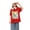 Red, variant on Hiijoy Toddler Girls Graphic Tee Summer Beach Short Sleeve T-Shirt for Kids, Sizes 1-13