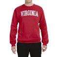 thumbnail image 2 of Wild Bobby State of Virginia College Style Unisex Crewneck Sweatshirt, 2 of 6