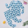 thumbnail image 4 of Kid Pajamas Set Butterfly Crewneck Soft Comfort Summer Pajamas Set Girls Pjs Size 5-6 Years, 4 of 4