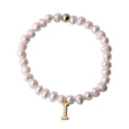 thumbnail image 1 of Pulseras Mujer de Perlas con Iniciales Oro 18k LuckyLy, Modelo Galia blanco UNITALLA, 1 of 6