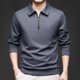 thumbnail image 4 of pstuiky camisetas de manga larga para hombre, Pijama deportivo para hombre, para estar en casa, de color liso, con camiseta deportiva de manga larga y cuello vuelto Tops casuales para hombres xl, 4 of 8