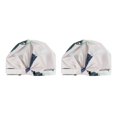 thumbnail image 4 of Yuarrent Gorros de ducha Estampado de flores Banda elástica resistente al agua Dobladillo Gorro rizado universal grueso Accesorios de salón Type8 NO8, 4 of 6