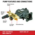 thumbnail image 2 of Bomba para hidrolavadora AAA 3700 PSI 2.5 GPM triplex, 2 of 7